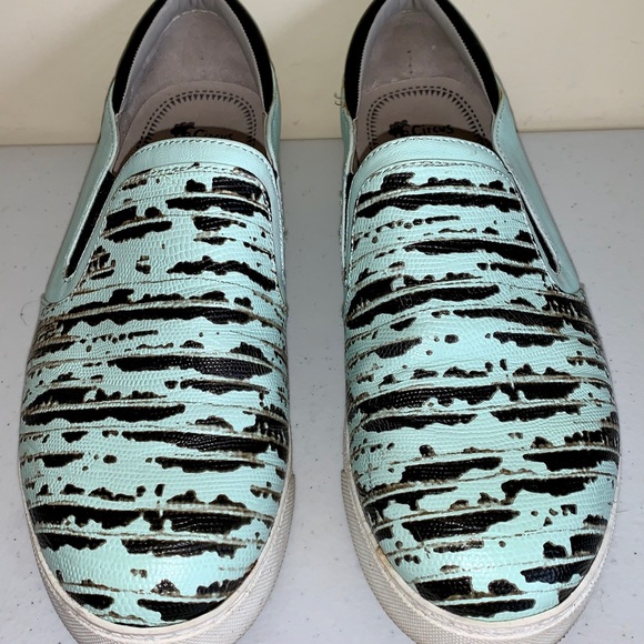 Sam Edelman Circus “Cruz” Black Mint Green 7.5 M. - Picture 2 of 7